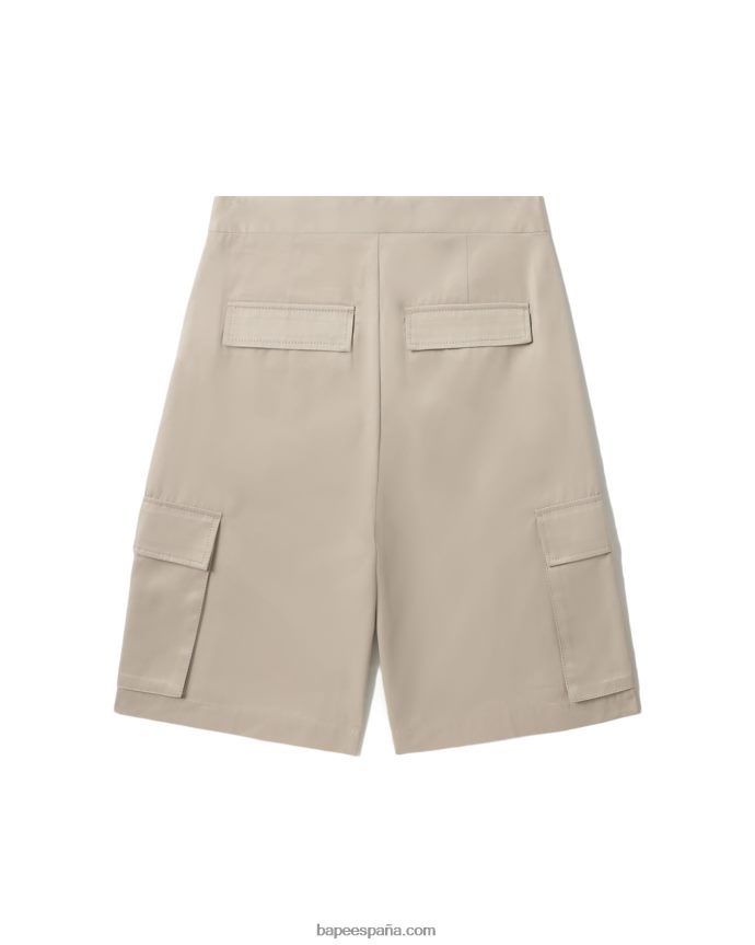 mujer A Bathing Ape culotte de carga 288PLL792 beige