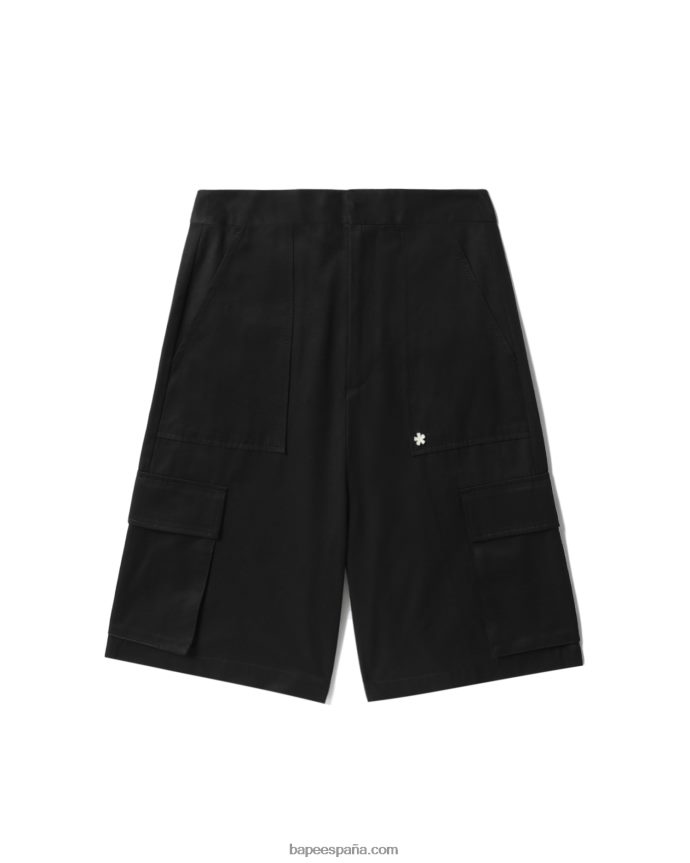 mujer A Bathing Ape culotte de carga 288PLL793 negro