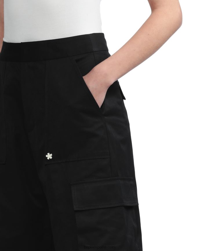 mujer A Bathing Ape culotte de carga 288PLL793 negro