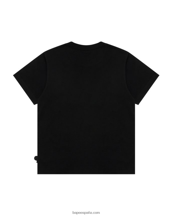 mujer A Bathing Ape camiseta baby milo slim fit 288PLL810 negro
