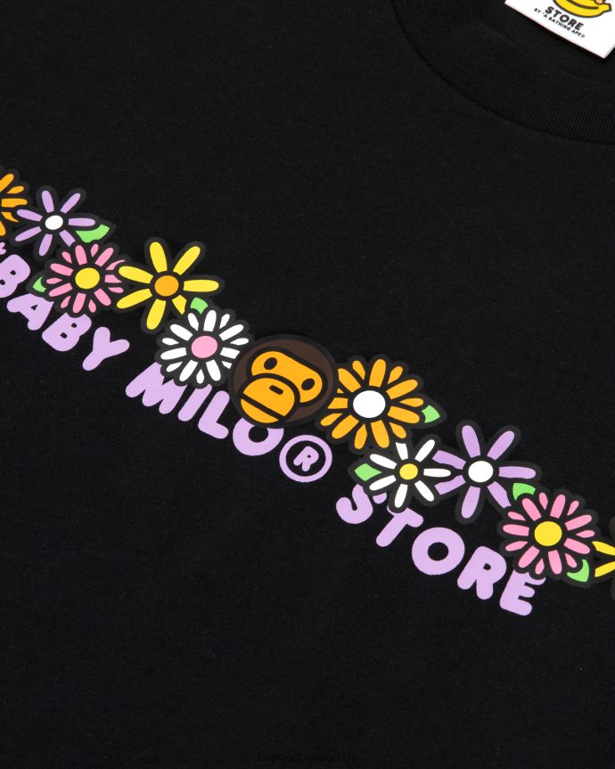 mujer A Bathing Ape camiseta baby milo slim fit 288PLL810 negro
