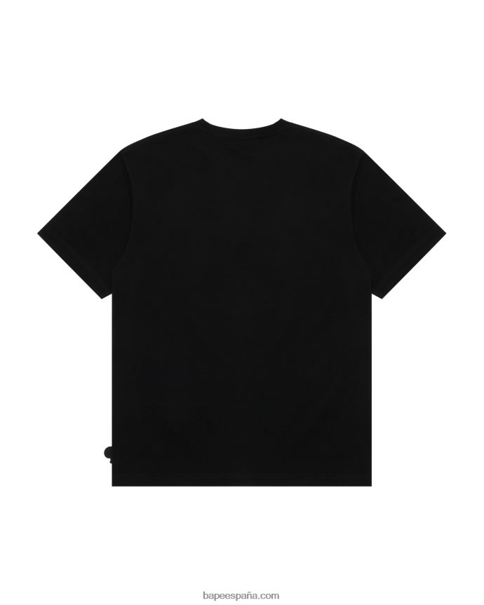 mujer A Bathing Ape camiseta bebé milo 288PLL855 negro