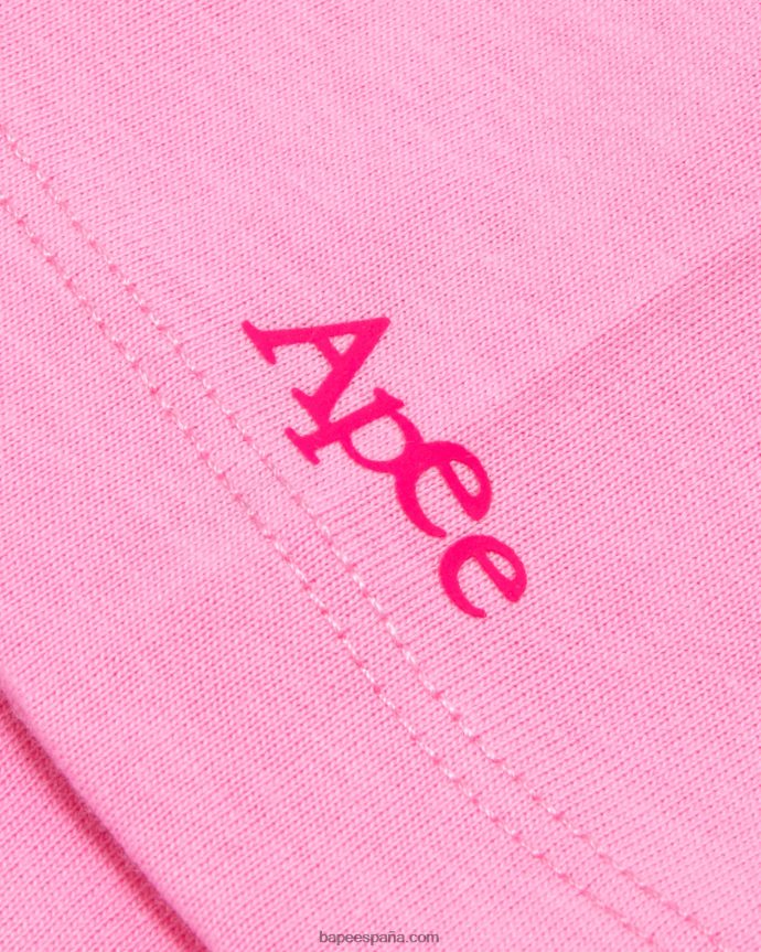 mujer A Bathing Ape camiseta clásica 288PLL957 rosa