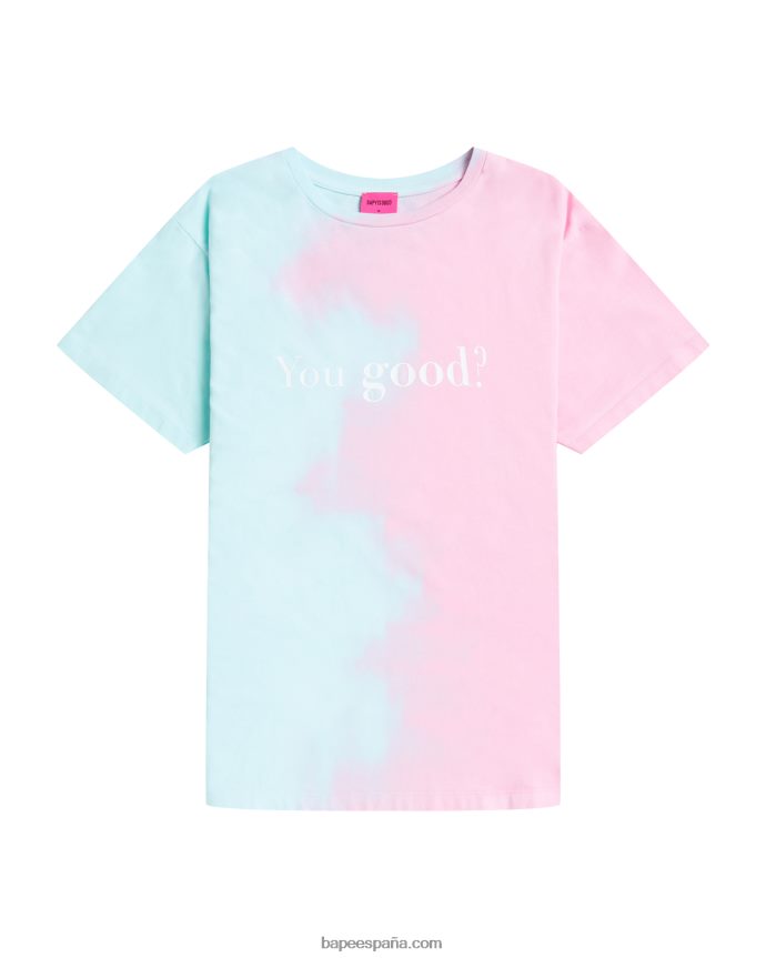 mujer A Bathing Ape camiseta x ireneisgood 288PLL987 menta