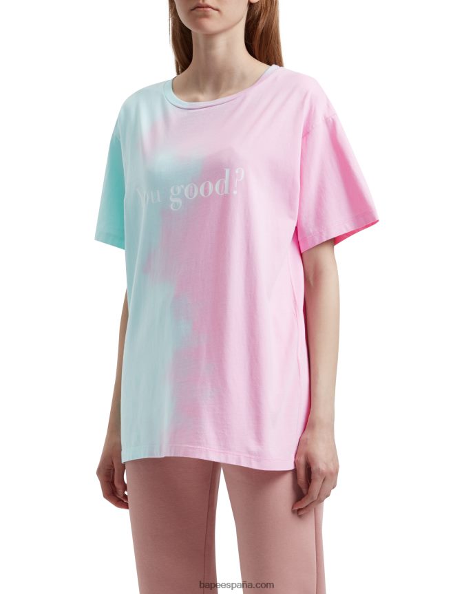mujer A Bathing Ape camiseta x ireneisgood 288PLL987 menta