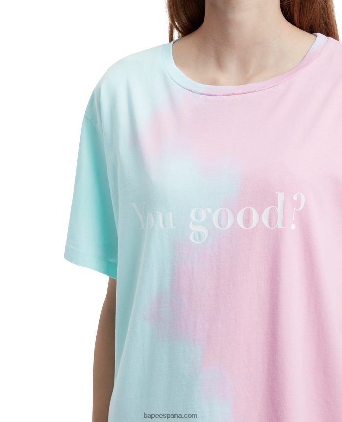 mujer A Bathing Ape camiseta x ireneisgood 288PLL987 menta