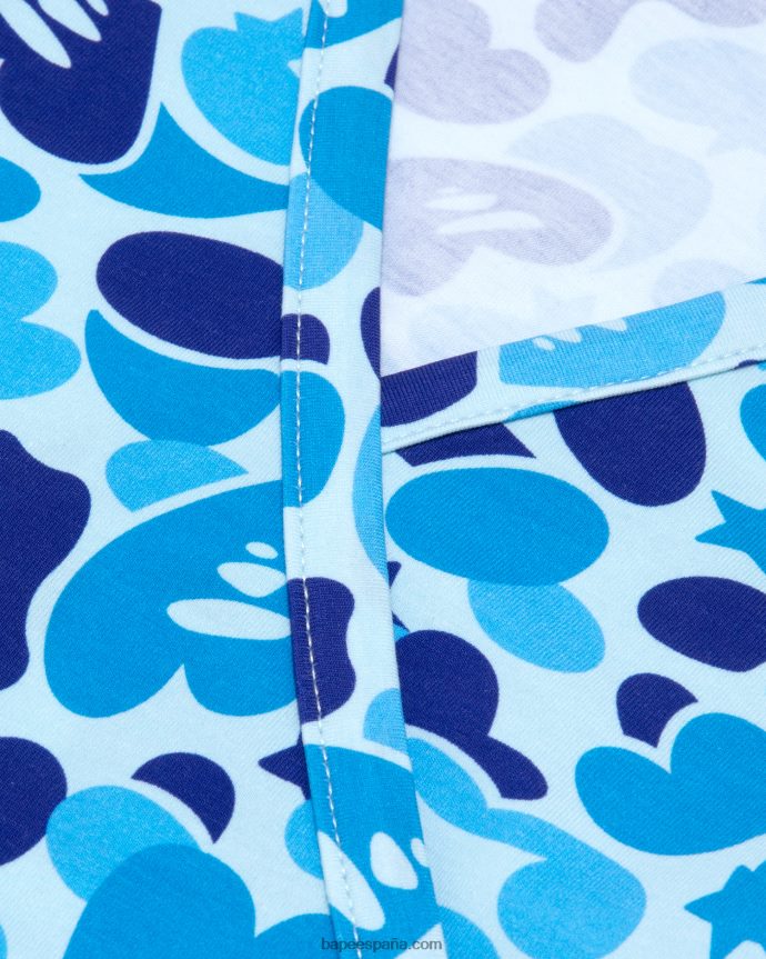 mujer A Bathing Ape top estampado 288PLL936 azul