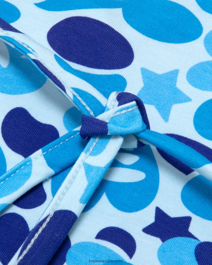 mujer A Bathing Ape top estampado 288PLL936 azul