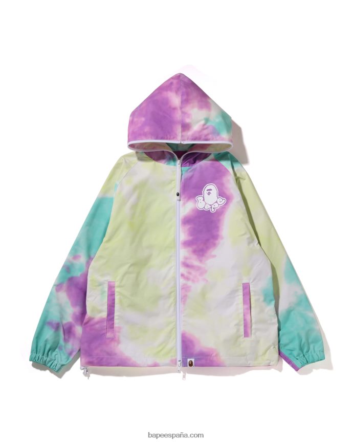 mujer A Bathing Ape chamarra oversize con capucha y cremallera completa 288PLL995 caso