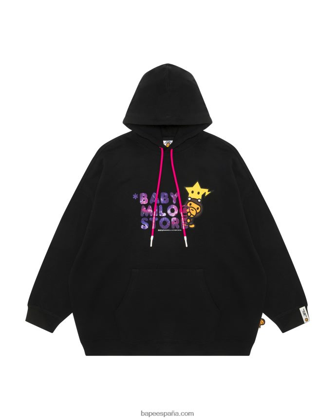 mujer A Bathing Ape sudadera bebe milo 288PLL868 negro