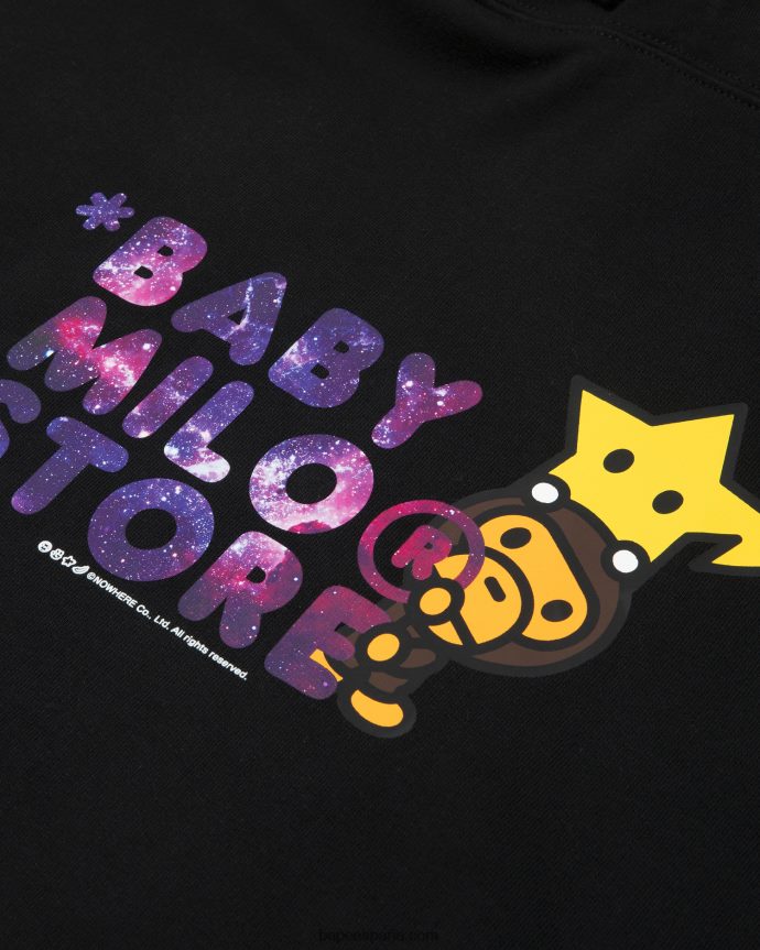 mujer A Bathing Ape sudadera bebe milo 288PLL868 negro