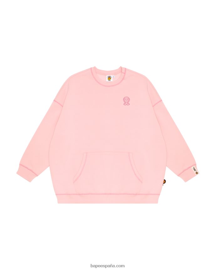mujer A Bathing Ape sudadera bebe milo 288PLL870 rosa