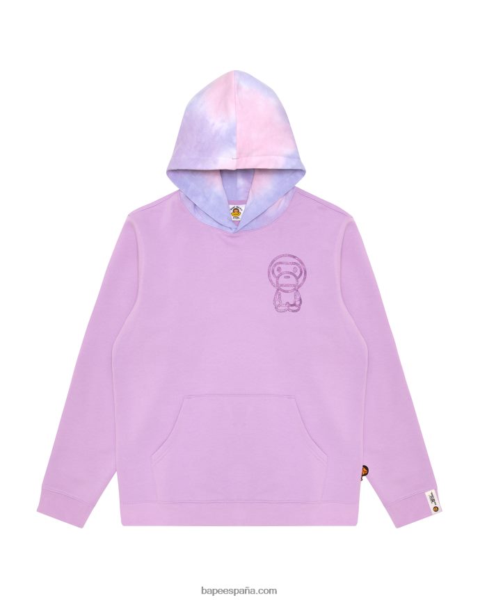 mujer A Bathing Ape sudadera bebe milo 288PLL872 púrpura