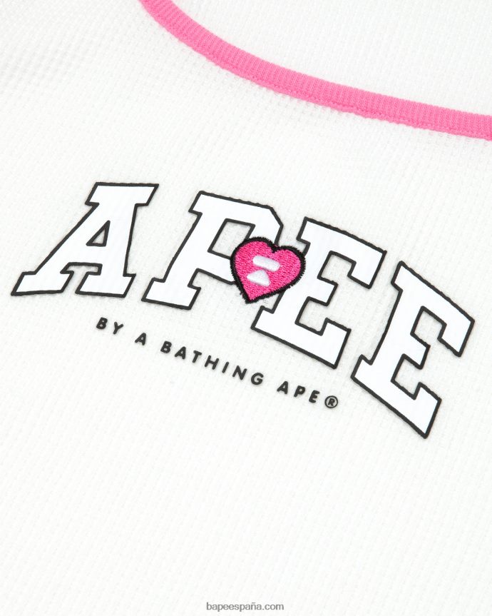 mujer A Bathing Ape chaleco gráfico 288PLL948 pared blanca