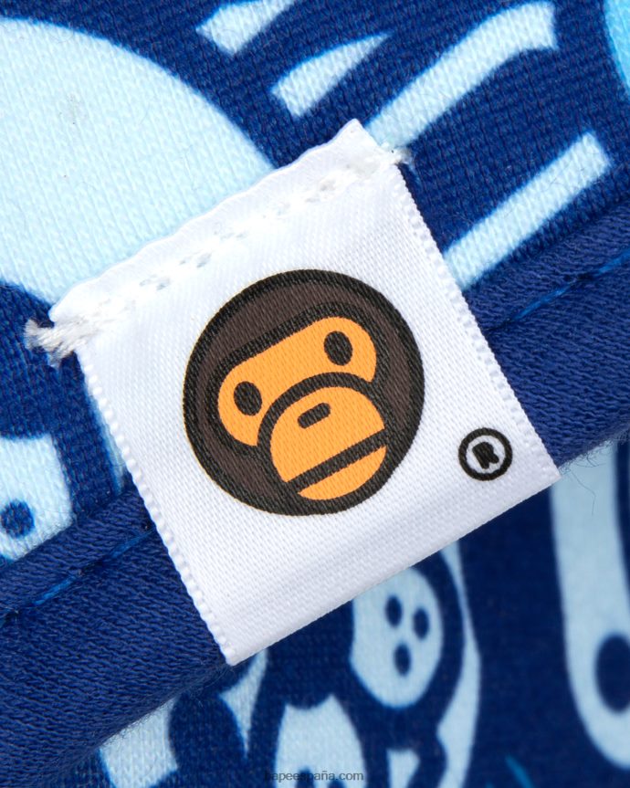 mujer A Bathing Ape pantuflas bebe milo 288PLL1218 azul