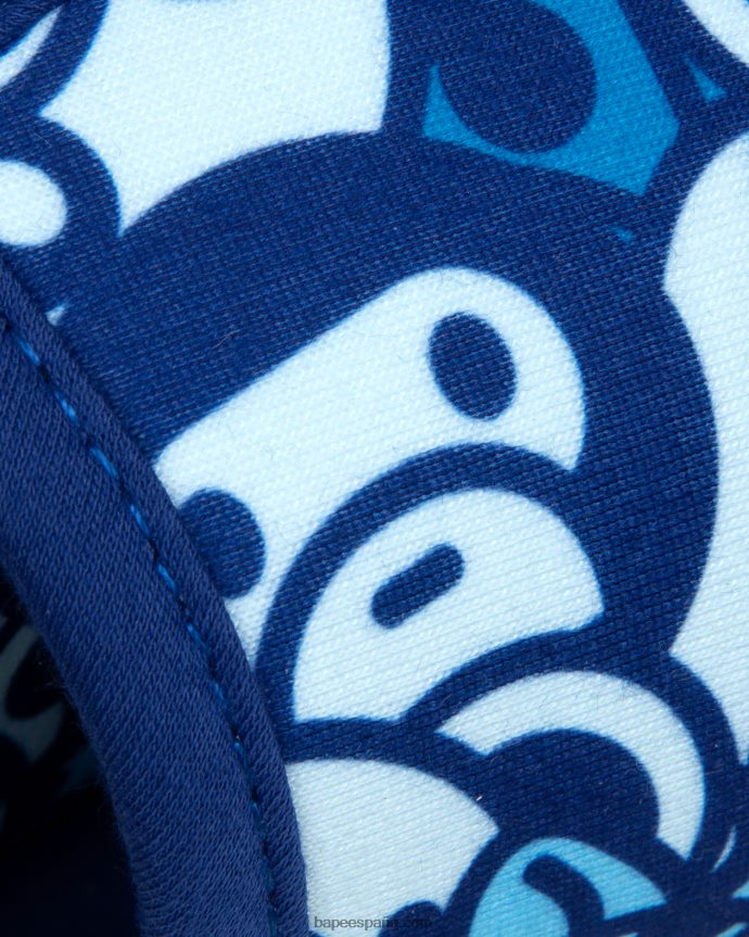 mujer A Bathing Ape pantuflas bebe milo 288PLL1218 azul