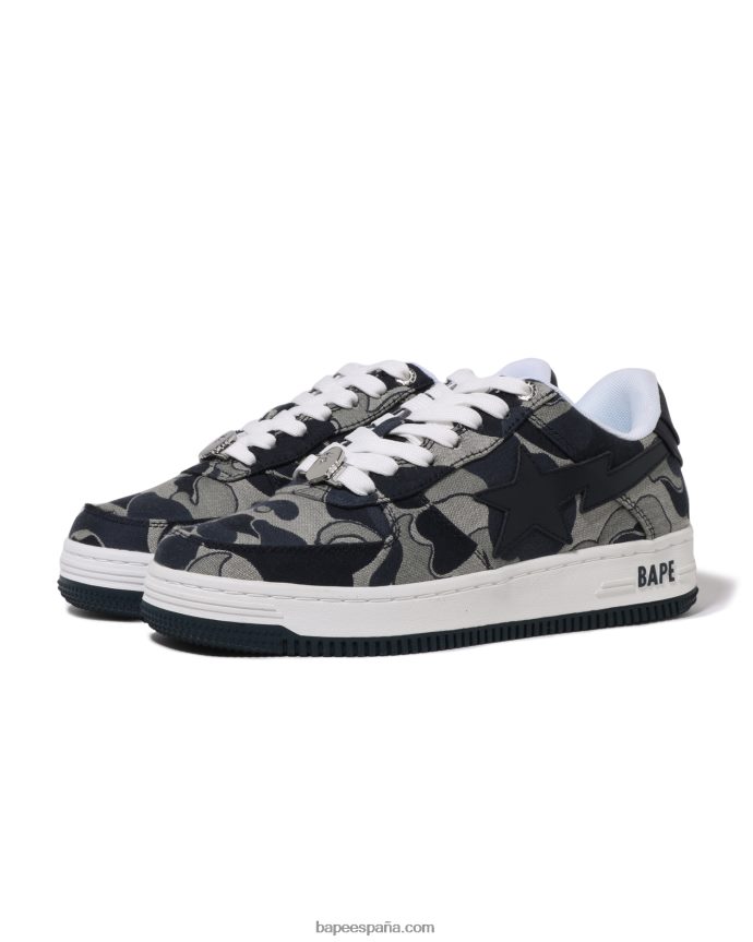 mujer A Bathing Ape camuflaje de galletas 2 288PLL1212 Azul marino