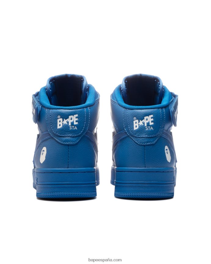 mujer A Bathing Ape mis zapatillas 288PLL1254 azul