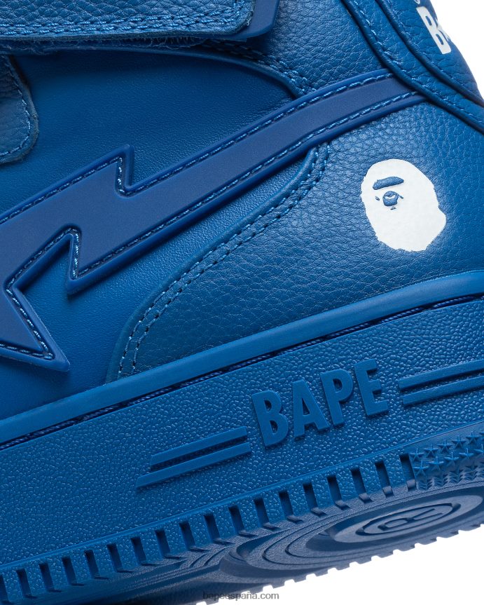 mujer A Bathing Ape mis zapatillas 288PLL1254 azul