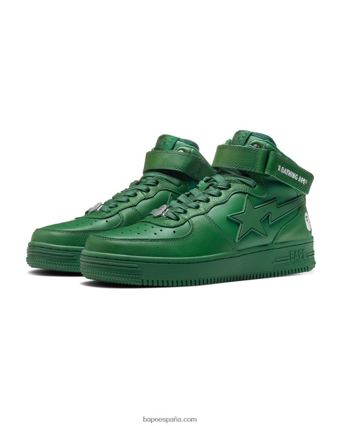 mujer A Bathing Ape mis zapatillas 288PLL1255 Esmeralda