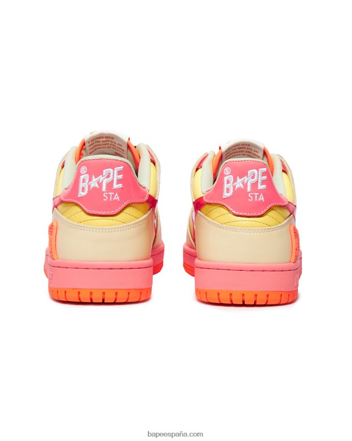 mujer A Bathing Ape sk8 sta #1 288PLL1238 naranja
