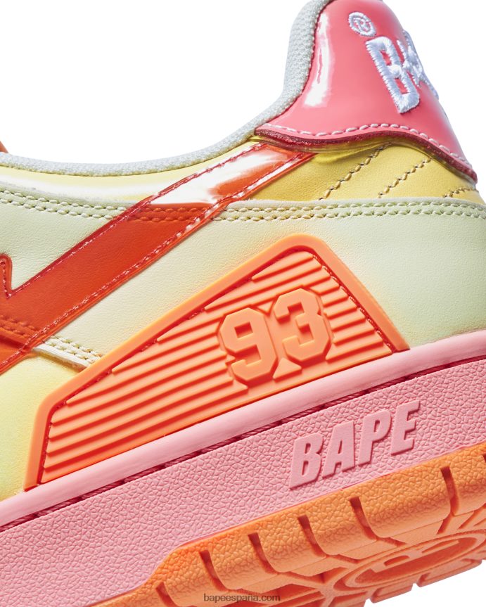 mujer A Bathing Ape sk8 sta #1 288PLL1238 naranja