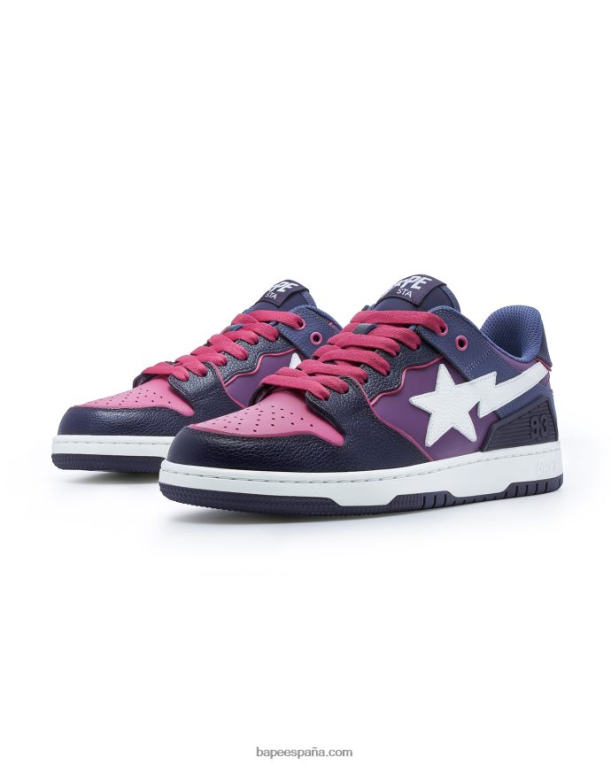 mujer A Bathing Ape sk8 sta #2 288PLL1214 púrpura