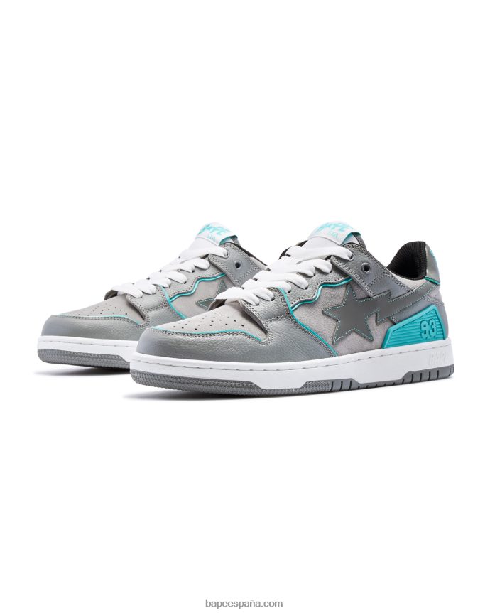 mujer A Bathing Ape sk8 sta #2 288PLL1228 gris