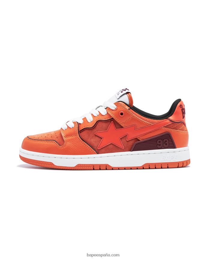 mujer A Bathing Ape sk8 sta #2 288PLL1229 naranja