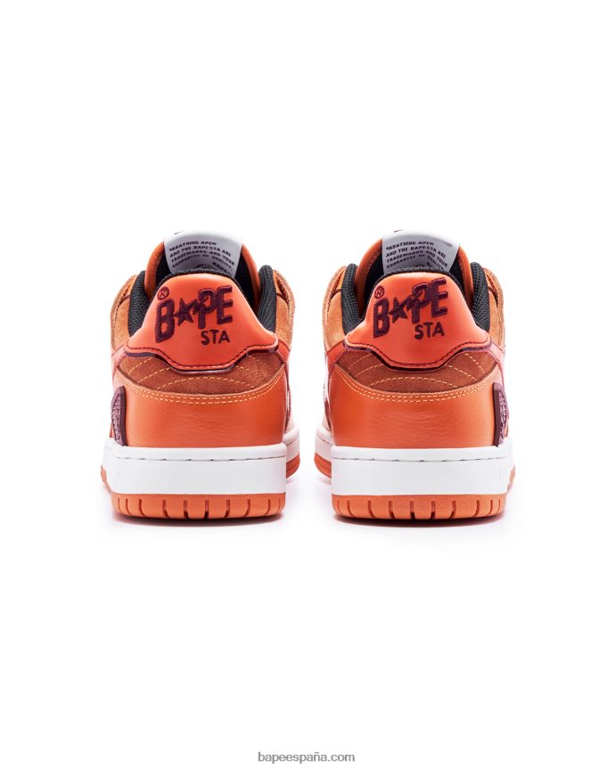 mujer A Bathing Ape sk8 sta #2 288PLL1229 naranja