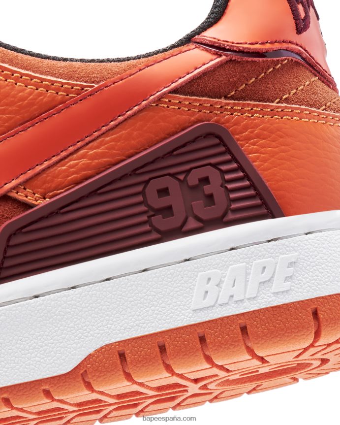 mujer A Bathing Ape sk8 sta #2 288PLL1229 naranja