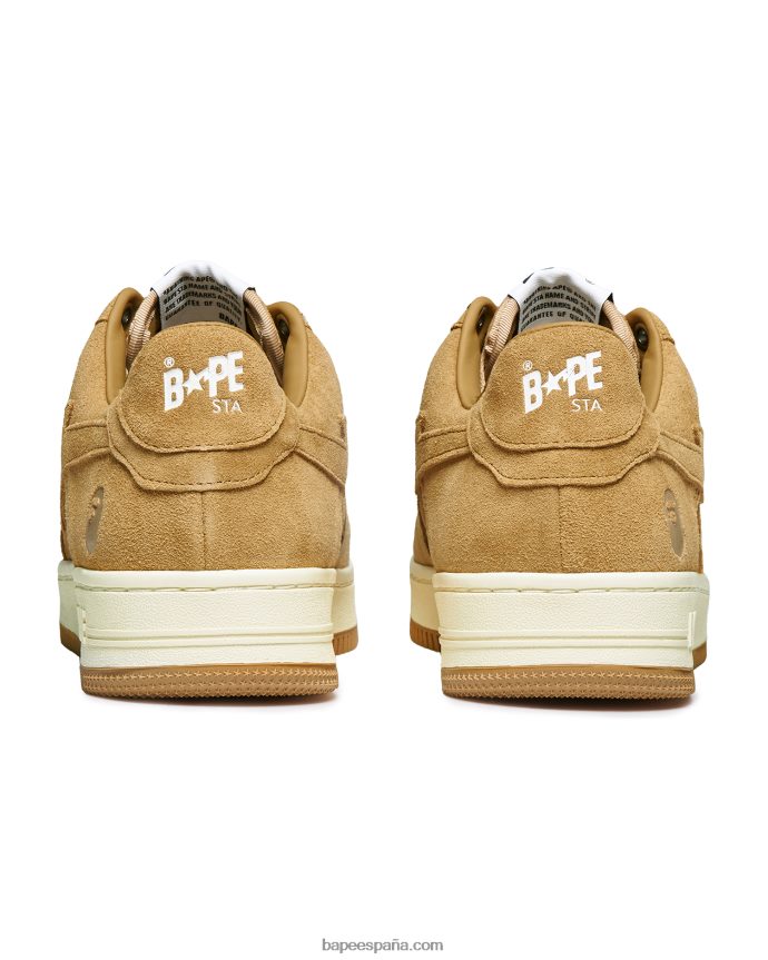 mujer A Bathing Ape zapatillas 288PLL1246 beige