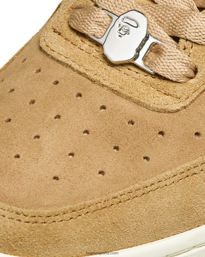 mujer A Bathing Ape zapatillas 288PLL1246 beige