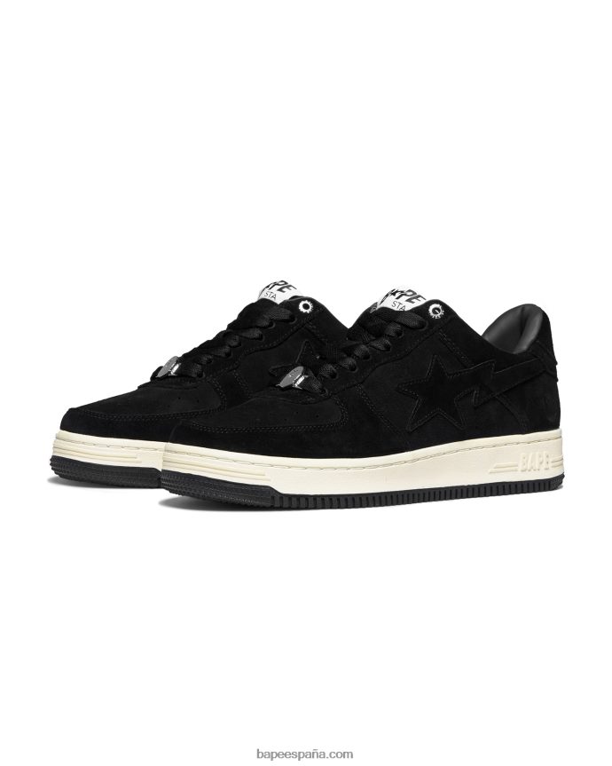mujer A Bathing Ape zapatillas 288PLL1247 negro