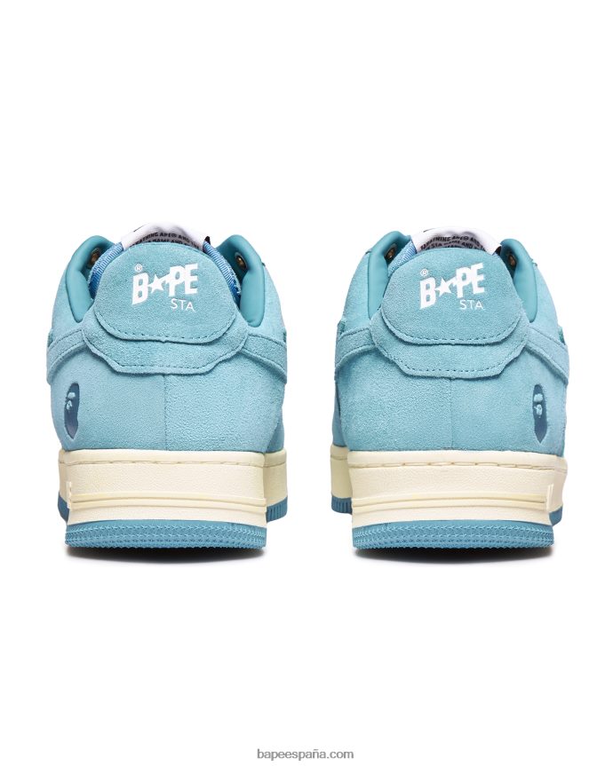 mujer A Bathing Ape zapatillas 288PLL1248 azul claro