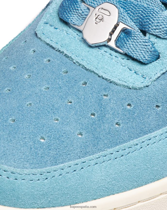 mujer A Bathing Ape zapatillas 288PLL1248 azul claro