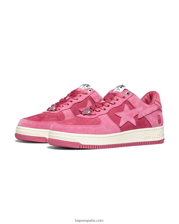mujer A Bathing Ape zapatillas 288PLL1249 rosa