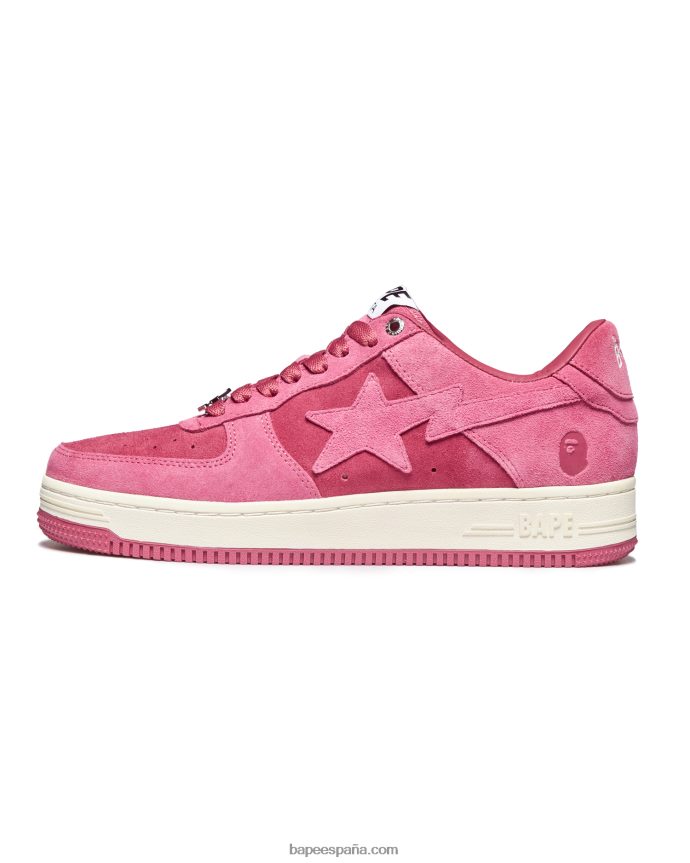 mujer A Bathing Ape zapatillas 288PLL1249 rosa