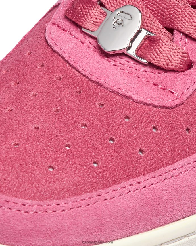 mujer A Bathing Ape zapatillas 288PLL1249 rosa