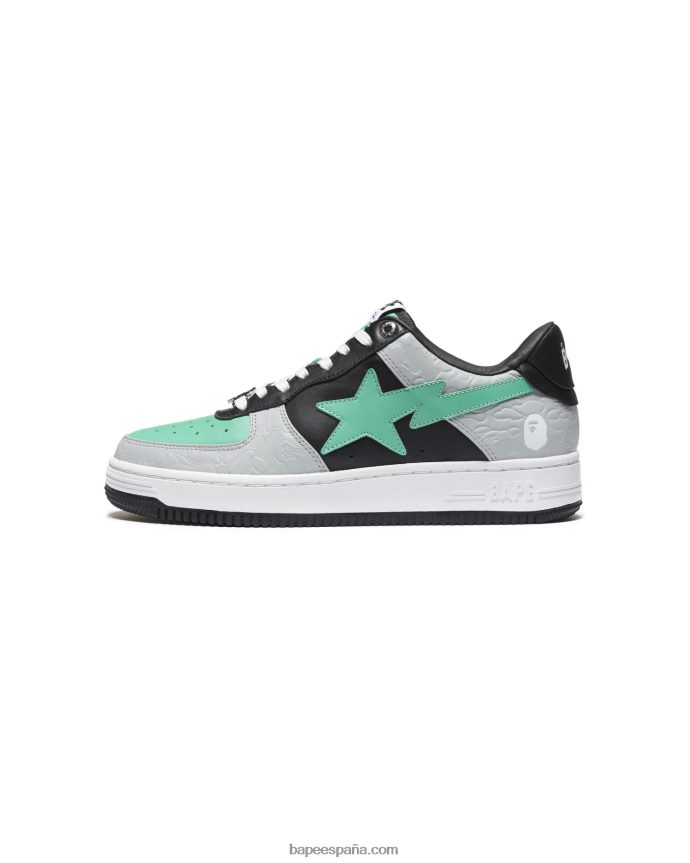 mujer A Bathing Ape zapatillas bajas m2 288PLL1258 gris