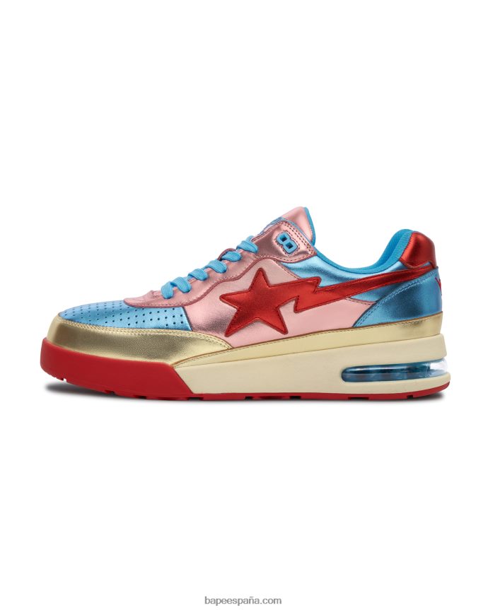 mujer A Bathing Ape zapatillas road sta 288PLL1243 azul