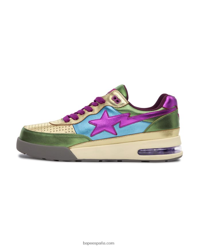 mujer A Bathing Ape zapatillas road sta 288PLL1244 oro