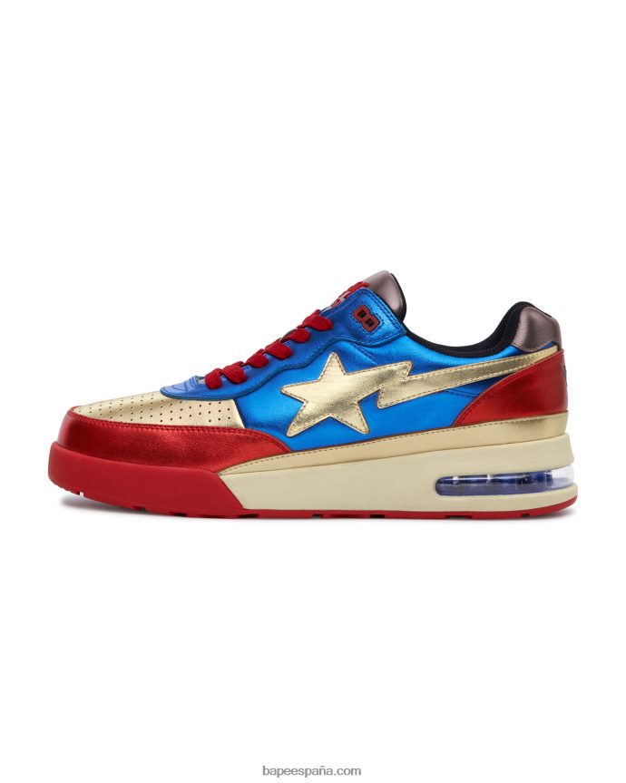 mujer A Bathing Ape zapatillas road sta 288PLL1245 azul