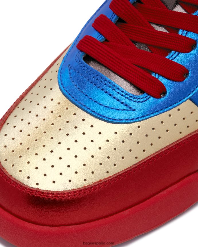 mujer A Bathing Ape zapatillas road sta 288PLL1245 azul