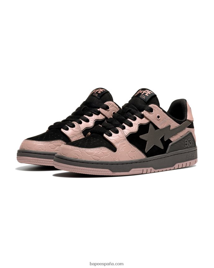 mujer A Bathing Ape zapatillas sk8 sta 288PLL1193 rosa