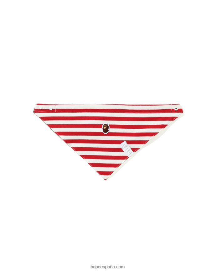 niños A Bathing Ape Babero bandana 1st camo 288PLL1632 amarillo