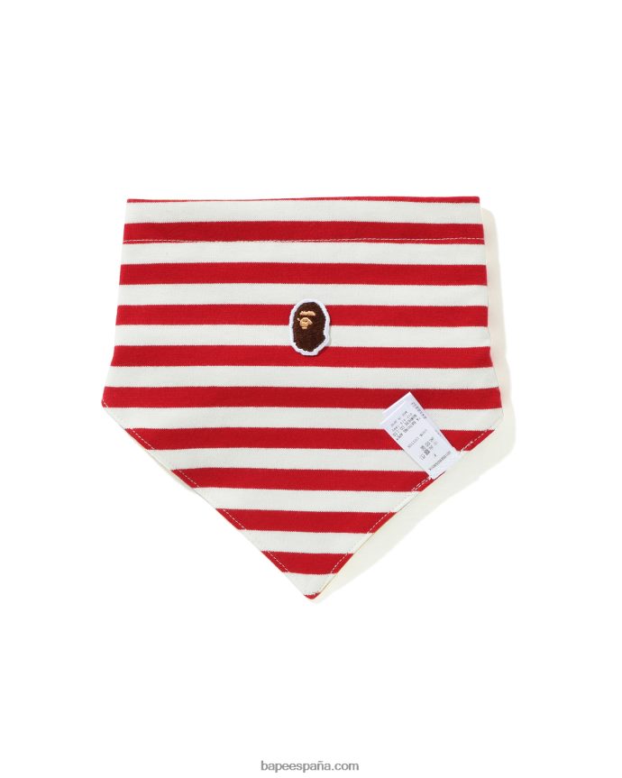 niños A Bathing Ape Babero bandana 1st camo 288PLL1632 amarillo