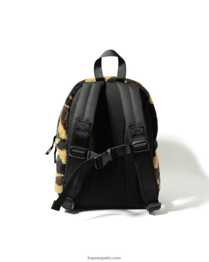 niños A Bathing Ape Mochila 1st camo boa shark 288PLL1798 amarillo