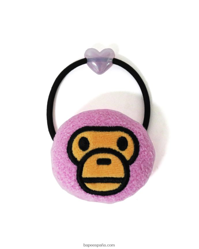 niños A Bathing Ape accesorio de goma para el pelo baby milo 288PLL1782 rosa