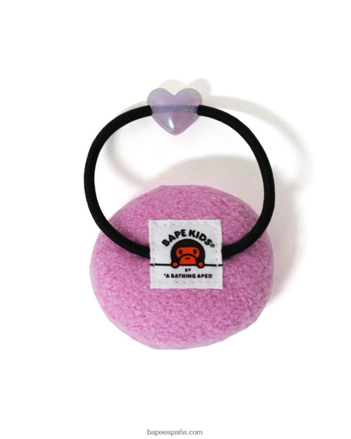 niños A Bathing Ape accesorio de goma para el pelo baby milo 288PLL1782 rosa